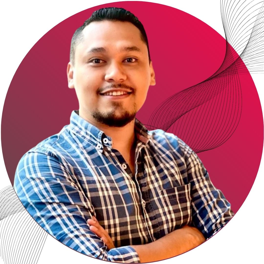 Red Gradient Profile Photo Instagram Post